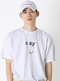 SSY(エスエスワイ)  italic ssy basic t-shrit white