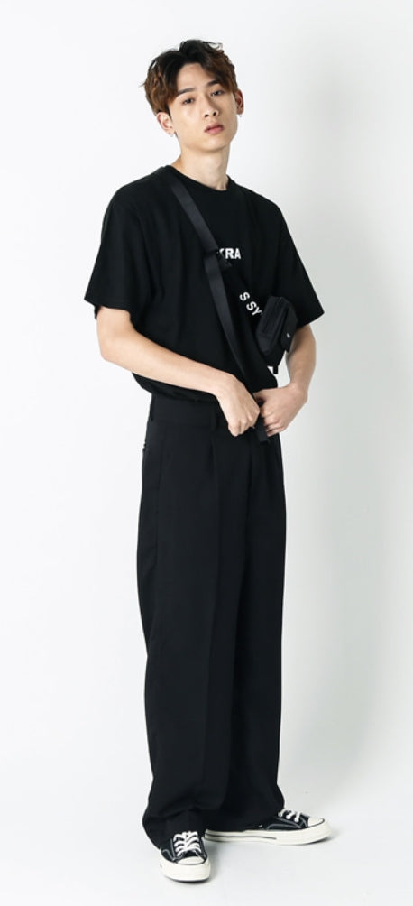 SSY(エスエスワイ)  OKRA t-shirt black