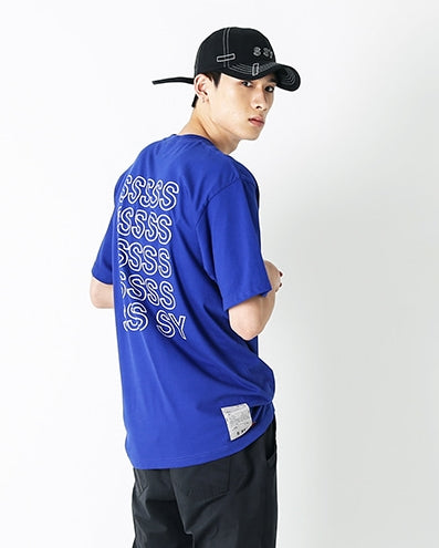 SSY(エスエスワイ)  SSSY t-shirt blue