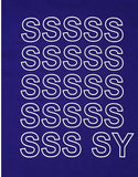 SSY(エスエスワイ)  SSSY t-shirt blue