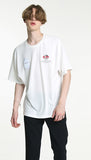 SSY(エスエスワイ)  SILKY COATED WORLD WIDE T.SHIRT WHITE