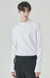 SSY(エスエスワイ)  half neck long sleeve white