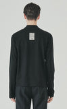 SSY(エスエスワイ)  half neck long sleeve black