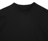 SSY(エスエスワイ)  half neck long sleeve black