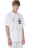 SSY(エスエスワイ)  algorism graph t-shirt white