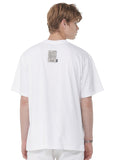 SSY(エスエスワイ)  algorism graph t-shirt white