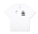 SSY(エスエスワイ)  algorism graph t-shirt white