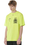 SSY(エスエスワイ)  algorism graph t-shirt neon