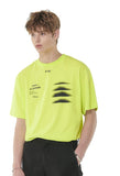 SSY(エスエスワイ)  algorism graph t-shirt neon