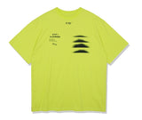 SSY(エスエスワイ)  algorism graph t-shirt neon