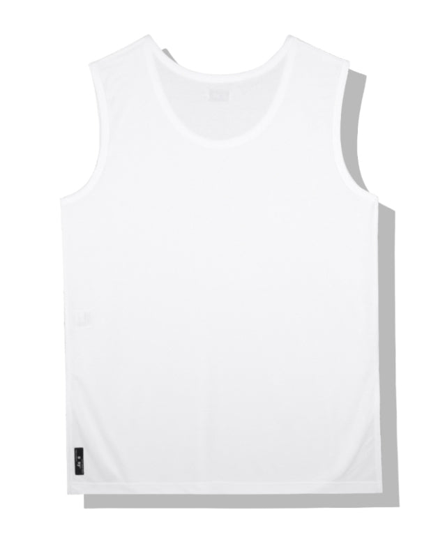 SSY(エスエスワイ)  modal lengthy sleeveless t-shirt white