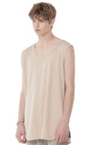 SSY(エスエスワイ)  modal lengthy sleeveless t-shirt beige