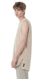 SSY(エスエスワイ)  modal lengthy sleeveless t-shirt beige