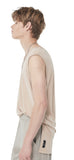 SSY(エスエスワイ)  modal lengthy sleeveless t-shirt beige