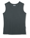 SSY(エスエスワイ)  modal lengthy sleeveless t-shirt khaki