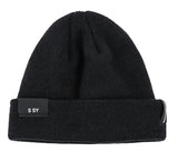 SSY(エスエスワイ)  2 way line watch cap black