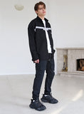 KND(ケイエンド) REFLECTION LINE OVERSIZE SHIRTS