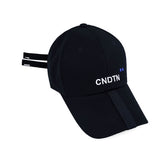 SSY(エスエスワイ)  CNDNT double strap cap black