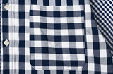 KND(ケイエンド) MIXED CHECK COTTON 1/2 SHIRT