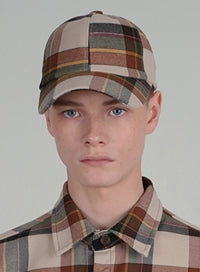 SSY(エスエスワイ)  ssy prime awake check cap cloudy brown