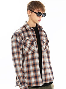 KND(ケイエンド) NEO TARTAN LOOSE FIT SHIRT-K OR