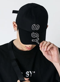 SSY(エスエスワイ)  S SY line cap black