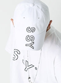 SSY(エスエスワイ)  S SY line cap white