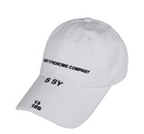 SSY(エスエスワイ)  SSYCO double strap cap white