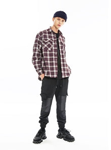 KND(ケイエンド) NEO TARTAN LOOSE FIT SHIRT-K PP