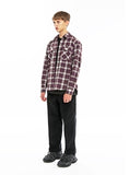 KND(ケイエンド) NEO TARTAN LOOSE FIT SHIRT-K PP