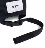 SSY(エスエスワイ)  side strap taslan cap black