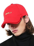 SSY(エスエスワイ)  handmade double visor cap red