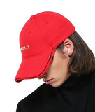 SSY(エスエスワイ)  handmade double visor cap red