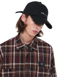 SSY(エスエスワイ)  underbar logo minimal surface cap black