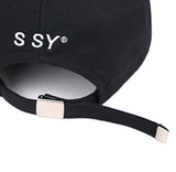 SSY(エスエスワイ)  underbar logo minimal surface cap black