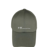 SSY(エスエスワイ)  underbar logo minimal surface cap khaki
