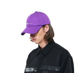 SSY(エスエスワイ)  underbar logo minimal surface cap purple