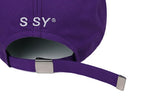 SSY(エスエスワイ)  underbar logo minimal surface cap purple