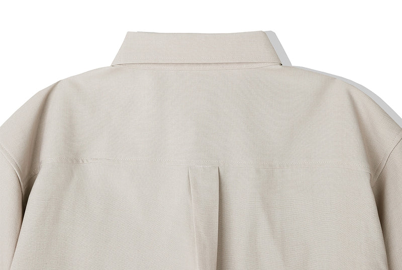 KND(ケイエンド) MILITARY BEIGE VELCRO 1/2 SHIRT