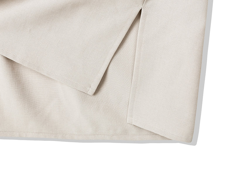 KND(ケイエンド) MILITARY BEIGE VELCRO 1/2 SHIRT