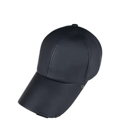 SSY(エスエスワイ)  2way black edition leather chain cap black