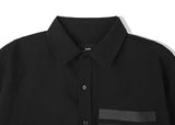 KND(ケイエンド) MILITARY BLACK VELCRO 1/2 SHIRT