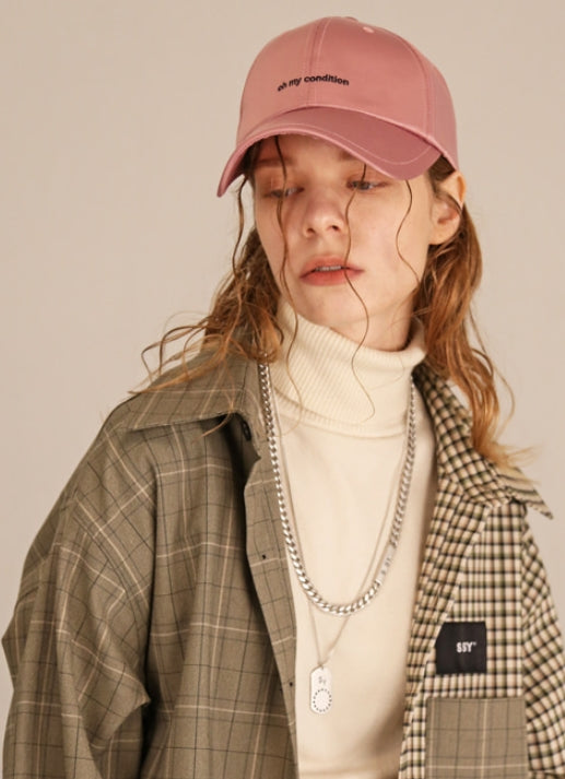 SSY(エスエスワイ)  COATED OMC CAP DARK PINK