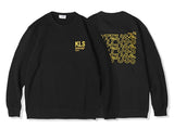 KND(ケイエンド) KLS GRAPHIC SWEAT SHIRTS BK