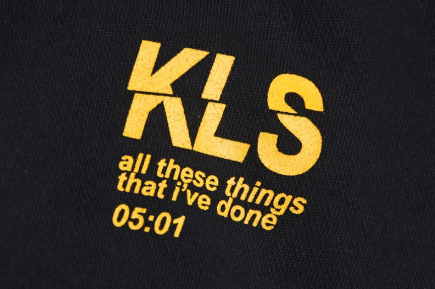 KND(ケイエンド) KLS GRAPHIC SWEAT SHIRTS BK