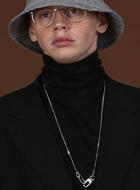 SSY(エスエスワイ)  surgical chain loop necklace