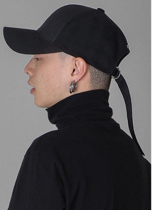 SSY(エスエスワイ) neo suede long strap D-ring cap black