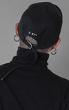 SSY(エスエスワイ) neo suede long strap D-ring cap black