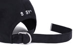 SSY(エスエスワイ) neo suede long strap D-ring cap black