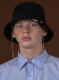 SSY(エスエスワイ) 2way chain burket hat black